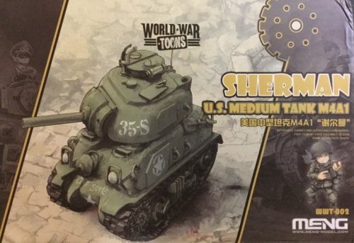 World War Toons Sherman U.S. Medium Tank M4A1