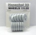 Henschel 33D Wheels (Late-War Type, Road Pattern)