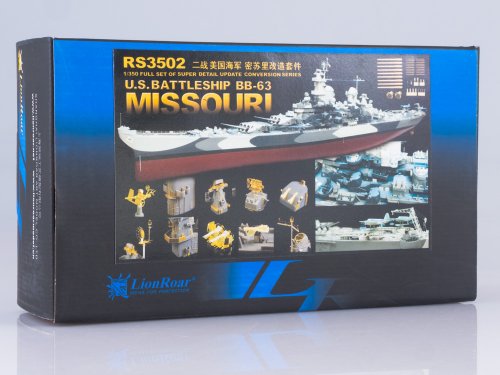 WWII US Navy Battleship BB-63 Missouri For Tamiya