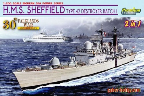 H.M.S. SHEFFIELD TYPE 42 DESTROYER BATCH 1