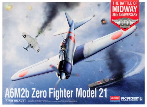 Mitsubishi A6M2b Zero Fighter Model 21 The Battle of Midway