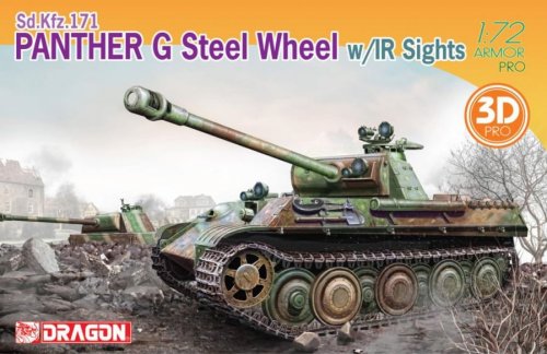 Sd.Kfz.171 PANTHER G STEEL WHEEL w/IR SIGHT (3D PRO)