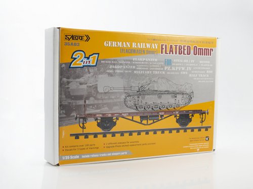 German Railway Flatbed Ommr