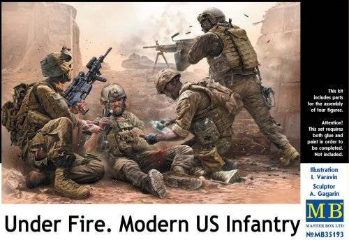 Under Fire. Modern US Infantry