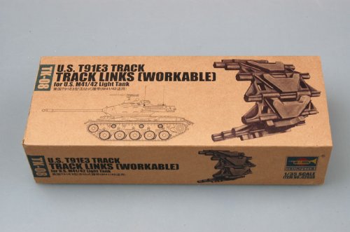 U.S. T91E3 track for U.S. M41/42 light tank