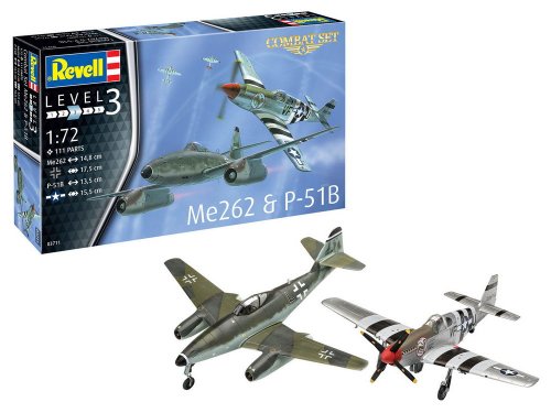   Me262       P-51B