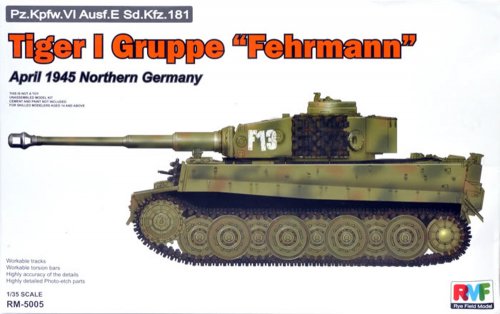 Tiger I Gruppe "Fehrmann" April 1945 Northern Germany