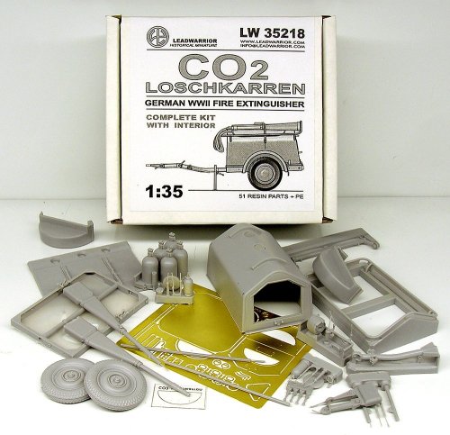 CO2 Loschkarren Fire Fighting Trailer with Interrior