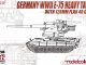    Germany WWII E-75 Heavy Tank with 128mm Flak 40 Gun (Modelcollect)