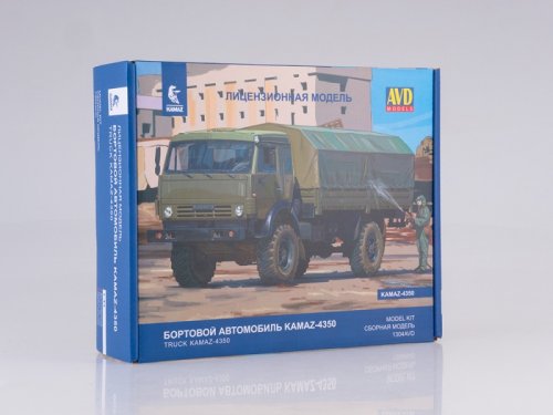 Сборная модель КАМАЗ-4350 4x4 Мустанг