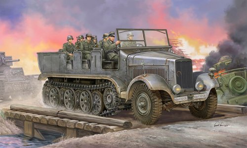 German Sd.Kfz.6 Halbkettenzugmaschine Pionierausfuhrung