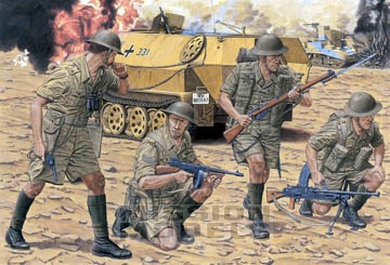 BRITISH 8th ARMY INFANTRY, EL ALAMEIN 1942