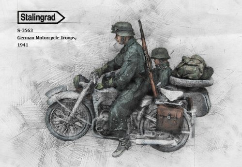 German Motorcycle Troops (2 fig.)