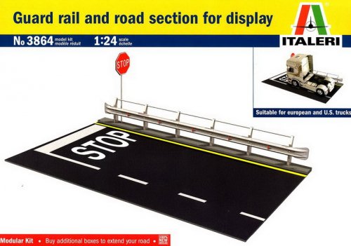 Guard Rail and Road Section for Display