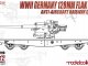    WWII Germany 128mm Flak 40 Anti-Aircraft Railway Car (Modelcollect)