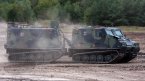 Bandvagn Bv 206S Articulated Armored Personnel Carrier with interior