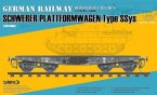 Германская Железнодорожная Платформа Тип SSYS (Пластиковые Колеса)