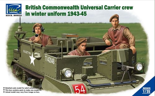 British Commonwealth Universal Carrier Crew in Winter Uniform