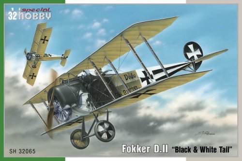 Fokker D.II Black & White Tail