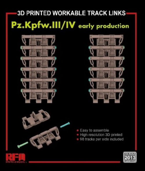 Workable track links for Pz. Kpfw. III /IV early