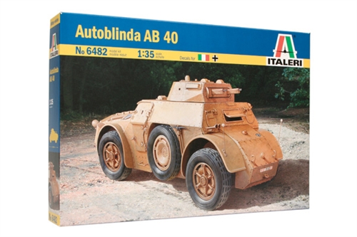 Italian IIWW Armoured Cr Autoblinda BA 40