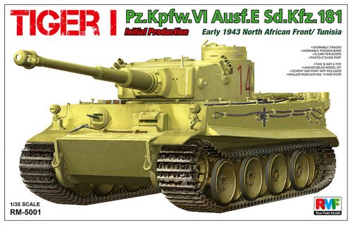  Tiger I Pz.Kpfw.VI Ausf.E Sd.Kfz. 181 Initial p Early 1943 North African Front/Tunisia