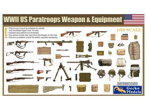 WWII US Paratroops Weapon & Equipment