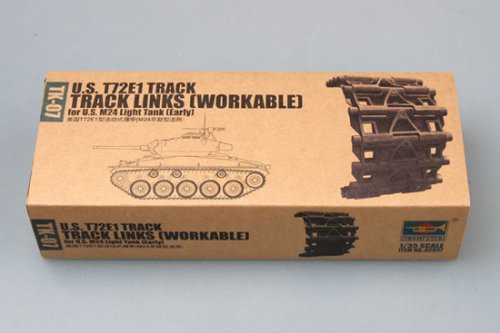 U.S. T72E1 steel track for U.S. M24 light tank (early)