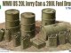    WWII US 20L Jerry Can &amp; 200L Fuel Drum Set (Classy Hobby)