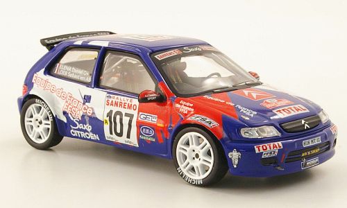 Citroen Saxo Kit Car #107 S.Loeb-D.Elena Rallye Sanremo 1999