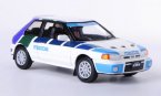 MAZDA 323 GT Ae 1991 White and Blue