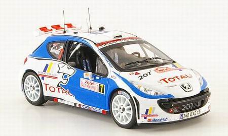 PEUGEOT 207 S2000 #7 S. Sarrazin - J-J. Renucci 3rd Rally Monte Carlo 2009