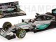    MERCEDES AMG PETRONAS F1 TEAM W06 HYBRID - LEWIS HAMILTON - WINNER USA GP 2015 (Minichamps)