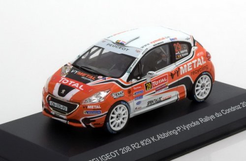 PEUGEOT 208 R2 #29 K.Abbring/P.Vyncke Rallye Condroz 2013