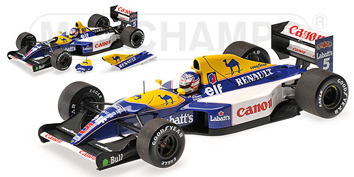 WILLIAMS RENAULT FW14B - NIGEL MANSELL - WORLD CHAMPION - 1992