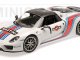    PORSCHE 918 SPYDER - 2013 - W/ WEISSACH PACKAGE &#039;MARTINI&#039; (Minichamps)