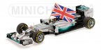 MERCEDES AMG PETRONAS F1 TEAM W05 - LEWIS HAMILTON - WINNER ABU DHABI GP 2014 W.FLAG