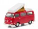    VW T2b Camper Van () 1968 Red/White (Greenlight)