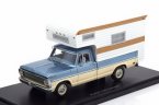  FORD F-100 Camper 1968 Metallic Light Blue/Beige