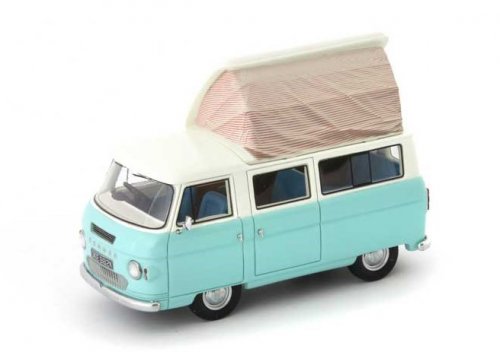 Commer Dormobile Coaster, light blue-white,Great Britain,1972