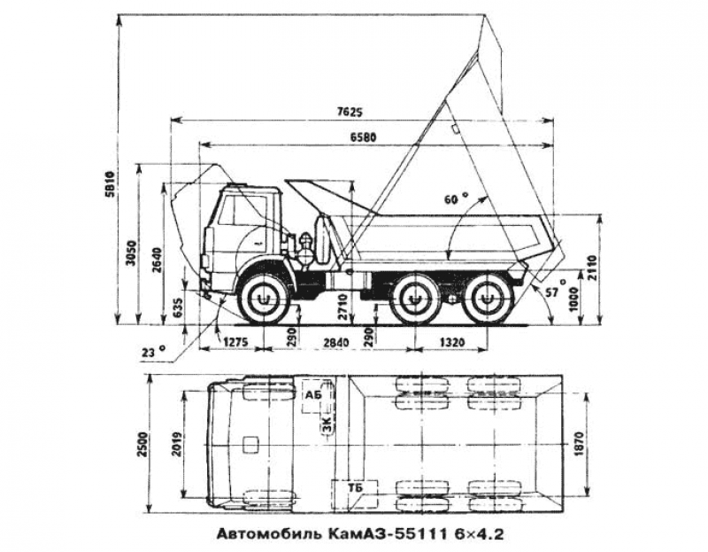 Ширина камаза с зеркалами. Габариты КАМАЗ 55111 самосвал. Габариты КАМАЗ 55111 самосвал ширина. Габариты кузова КАМАЗ 55111 самосвал. Высота КАМАЗ 55111.