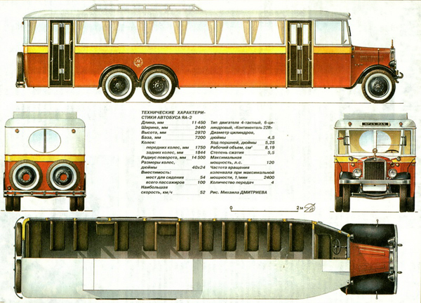 Автобус зис 8 чертежи