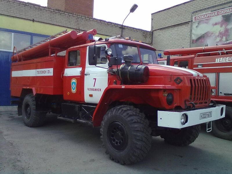Кабина пожарного Урала 4320